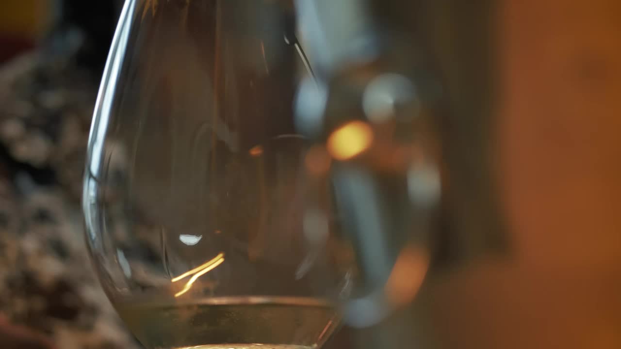Stock Video Face Of A Man Drinking Champagne From A Glass Live Wallpaper For PC - Free Download