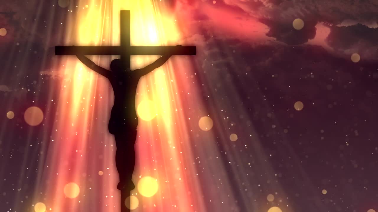 Free Stock Video Silhouette Of Jesus On The Cross Live Wallpaper - Free Download