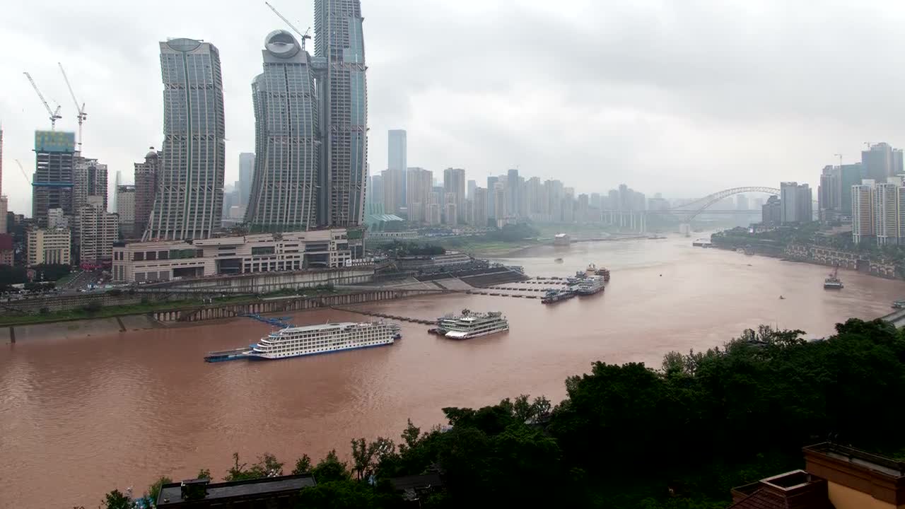 Video Stock Chongqing Cityscape By The River Live Wallpaper For PC - Free Download