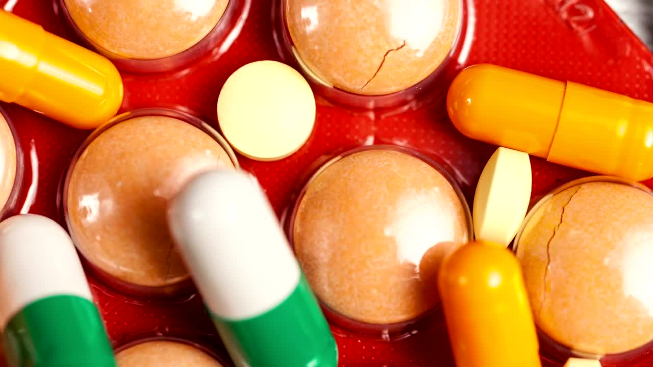 Video Stock Closeup Of Prescription Pharmacy Pills Live Wallpaper For PC - Free Download
