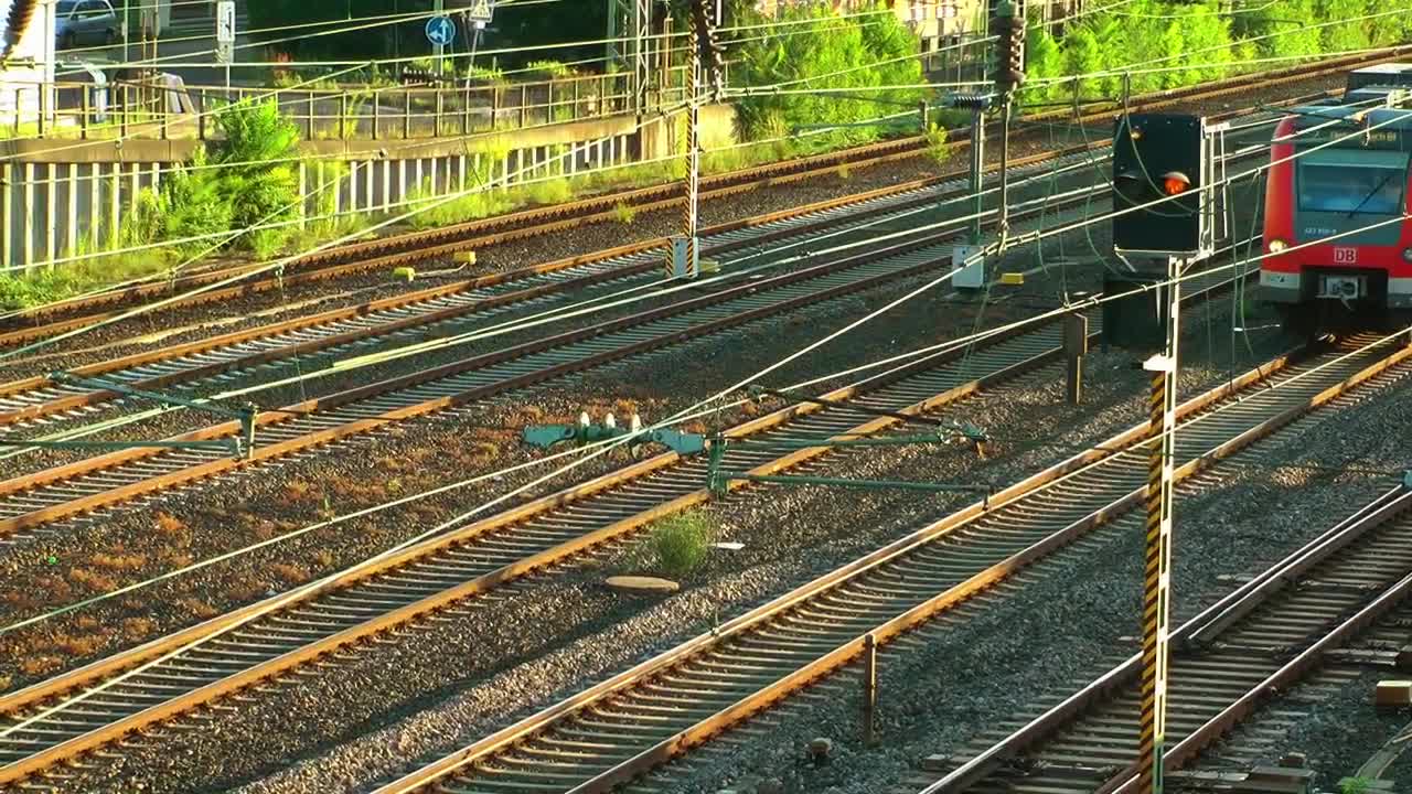 Stock Video Passenger Train Arriving At The Train Station Live Wallpaper - Free Download