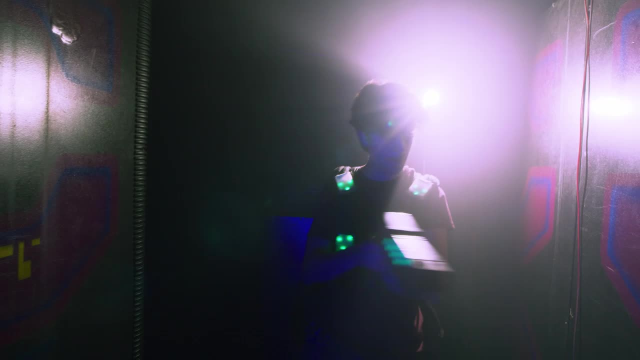 Free Stock Video Young Man Searching Targets In Laser Tag Live Wallpaper - Free Download