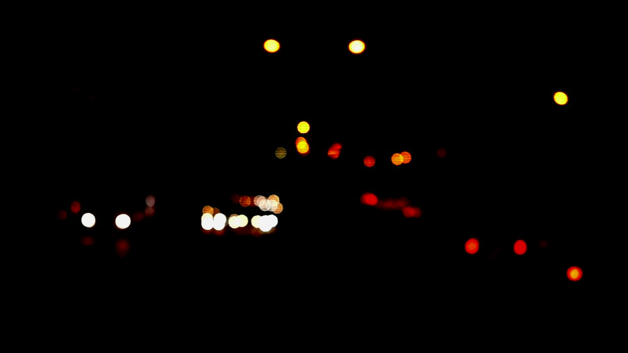 Stock Video Defocused Car Lights At Night Live Wallpaper For PC - Free Download
