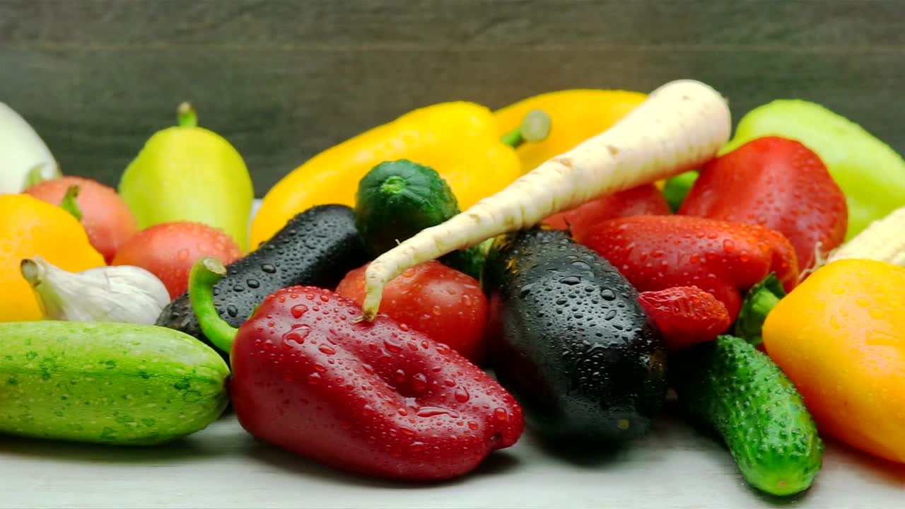 Stock Video Mix Of Vegetable Animated Wallpaper - Free Download
