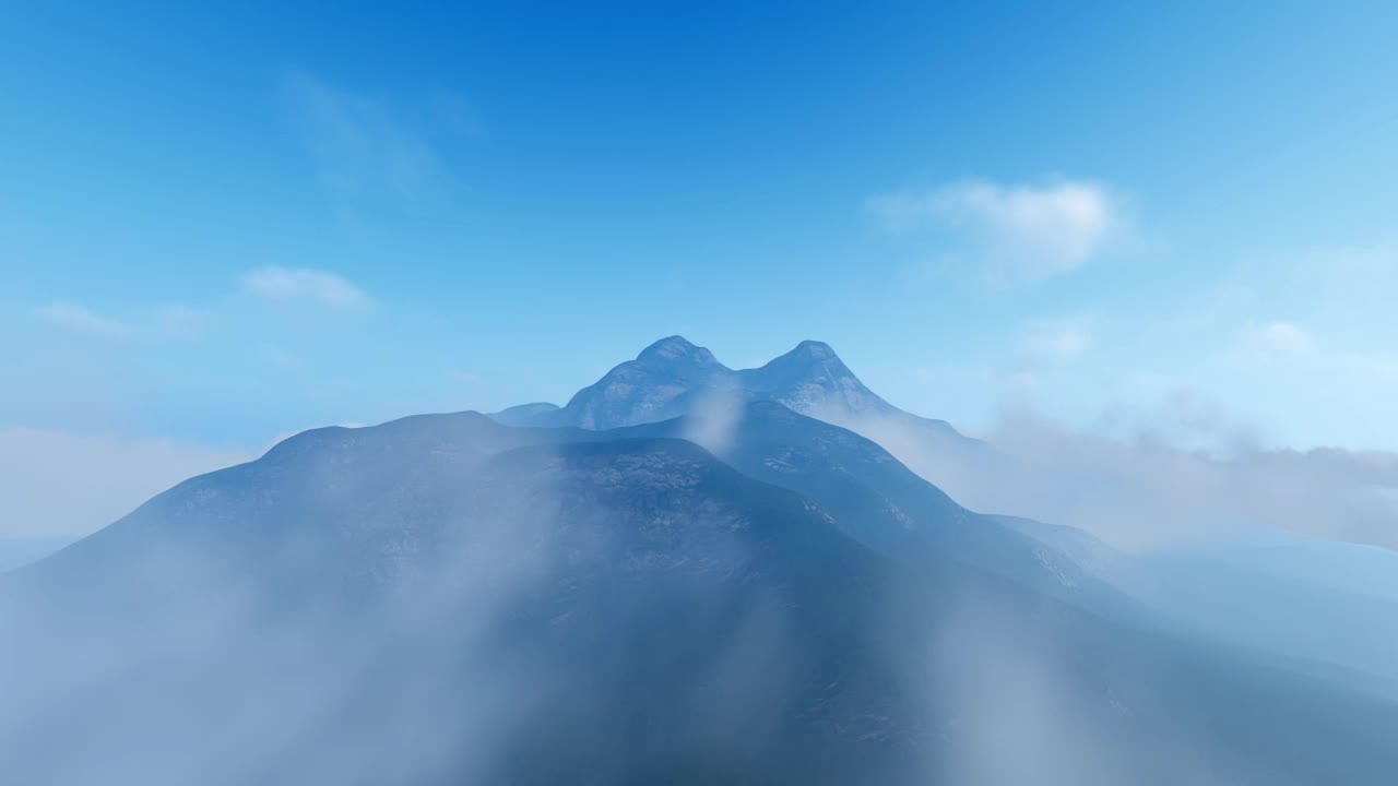 Stock Video Clouds Touching Some Mountains Live Wallpaper For PC - Free Download