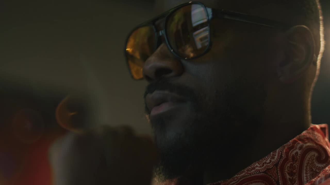 Stock Video Face Of A Music Producer Enjoying A Mix Live Wallpaper For PC - Free Download