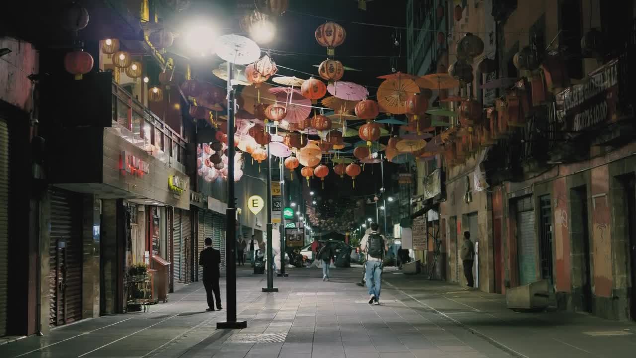 Video Stock Chinatown Street At Night Live Wallpaper For PC - Free Download