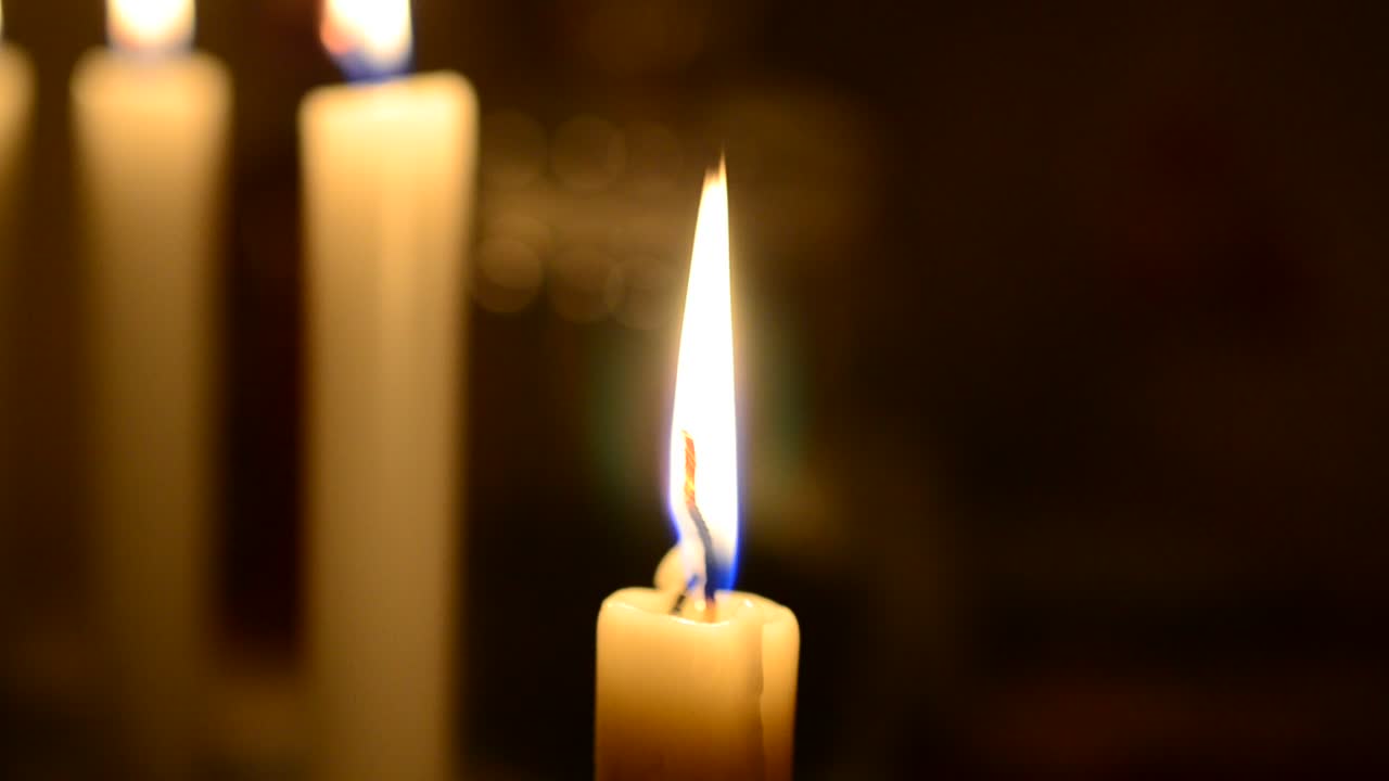Video Stock Candles Burning In A Church Live Wallpaper For PC - Free Download