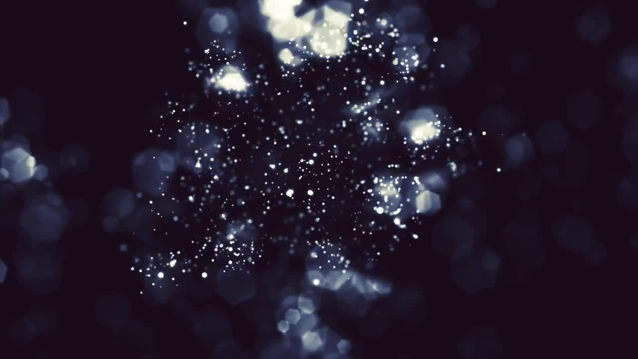 Stock Footage White Particles Moving On Black Background Live Wallpaper - Free Download