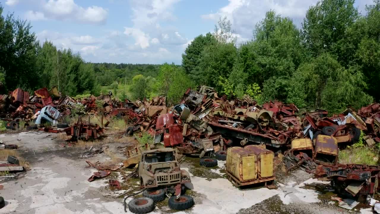 Free Stock Video Scrapyard Near Chernobyl Live Wallpaper - Free Download