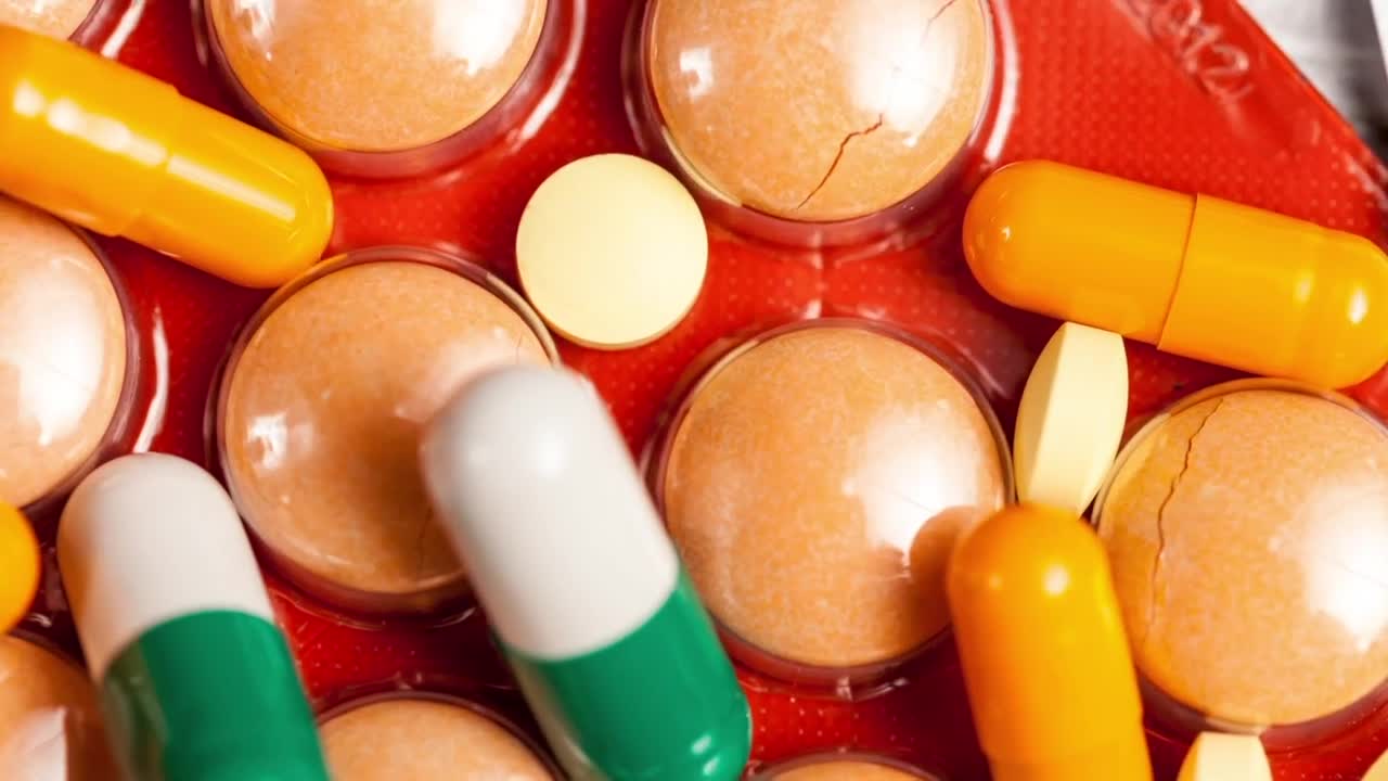 Video Stock Closeup Shot Of Medicines Live Wallpaper For PC - Free Download