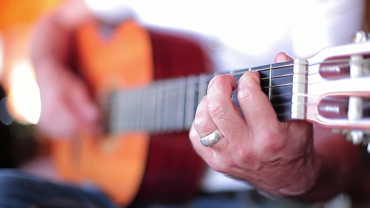 Video Stock Playing A Guitar In A Bedroom Live Wallpaper Free - Free Download