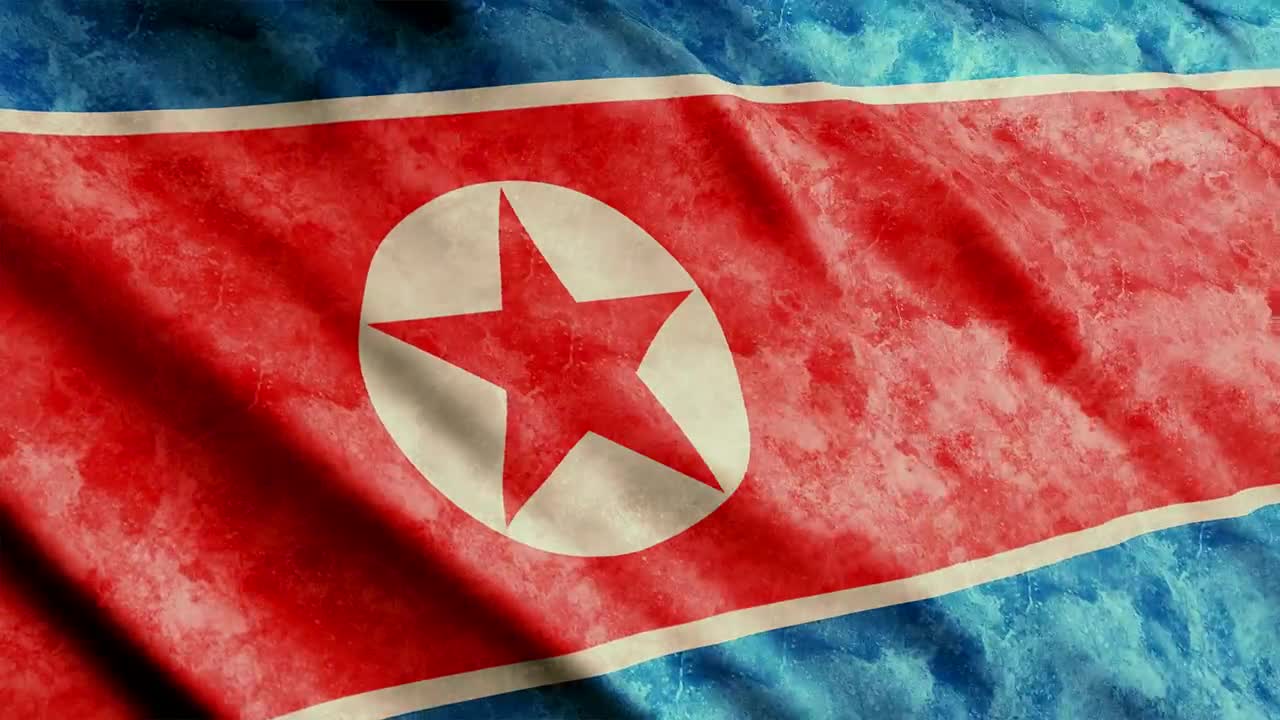 Stock Video North Korea Flag Live Wallpaper - Free Download