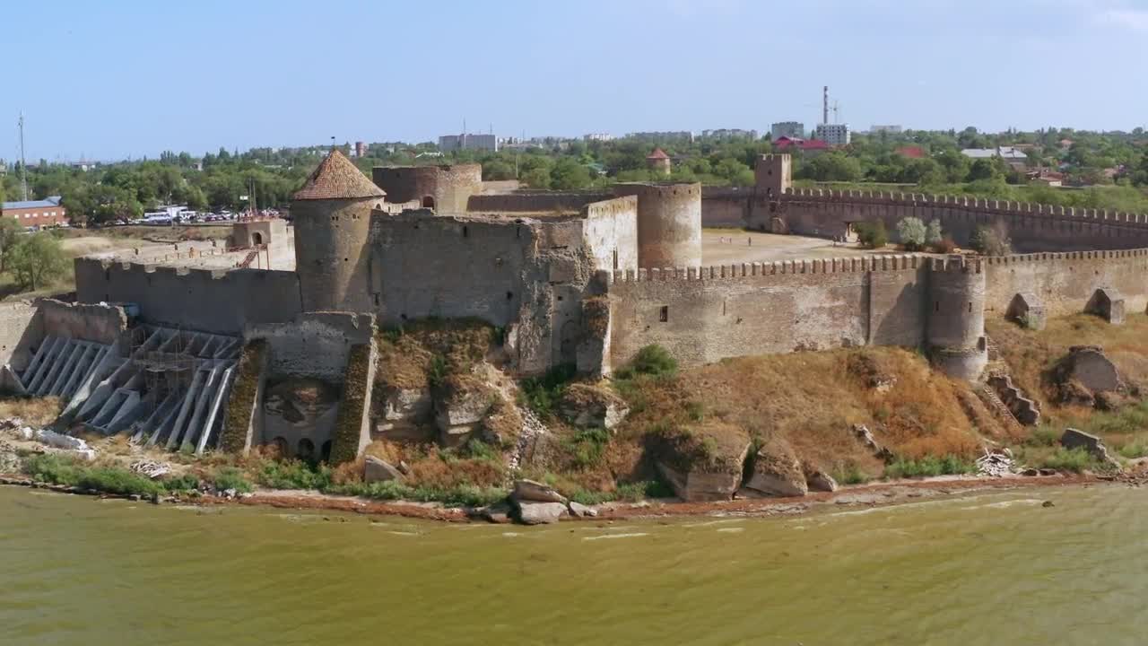 Stock Video Flying Over A Medieval Castle Live Wallpaper For PC - Free Download