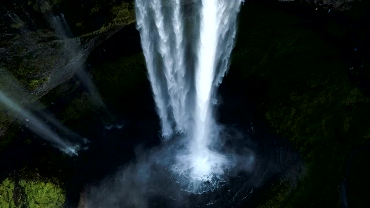 Stock Footage Waterfall In The Mossy Forest Live Wallpaper - Free Download