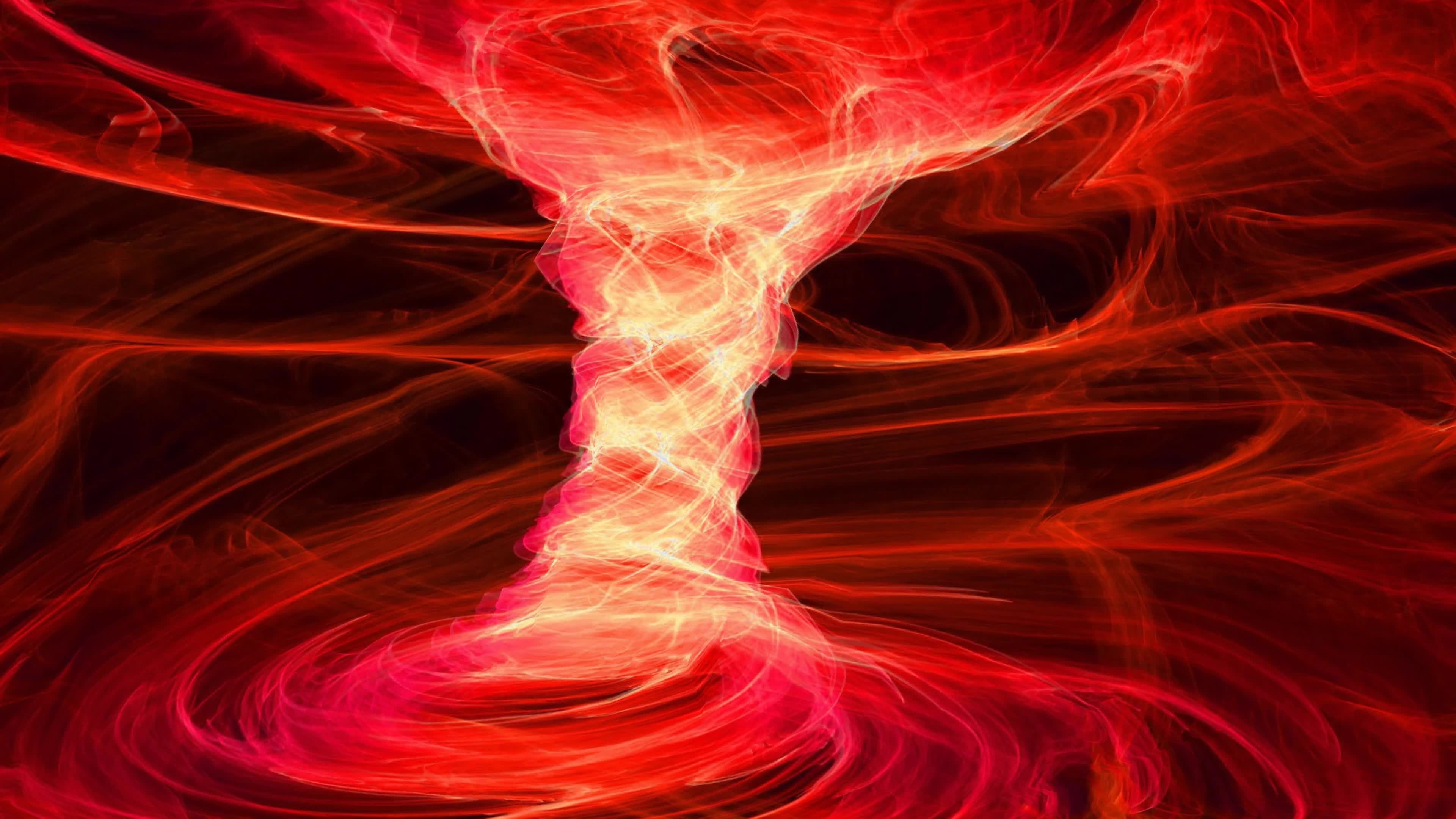 Red  Fire  Abstract  Tornado  4K  Live  Wallpaper - Free Download