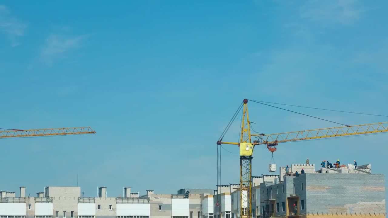 Free Video Stock time lapse of construction site Live Wallpaper - Free Download