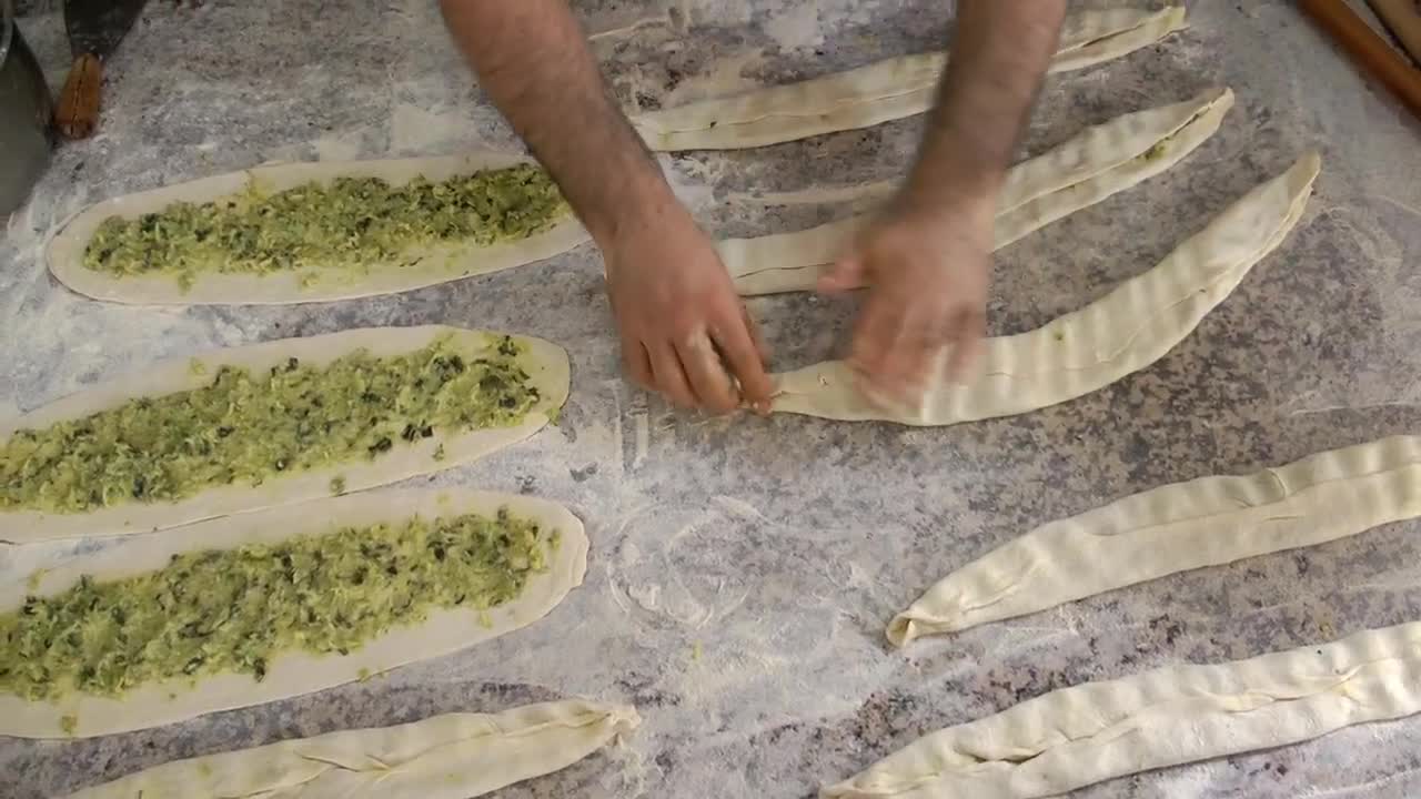 Stock Video Cooks Hands Preparing Turkish Food Live Wallpaper For PC - Free Download