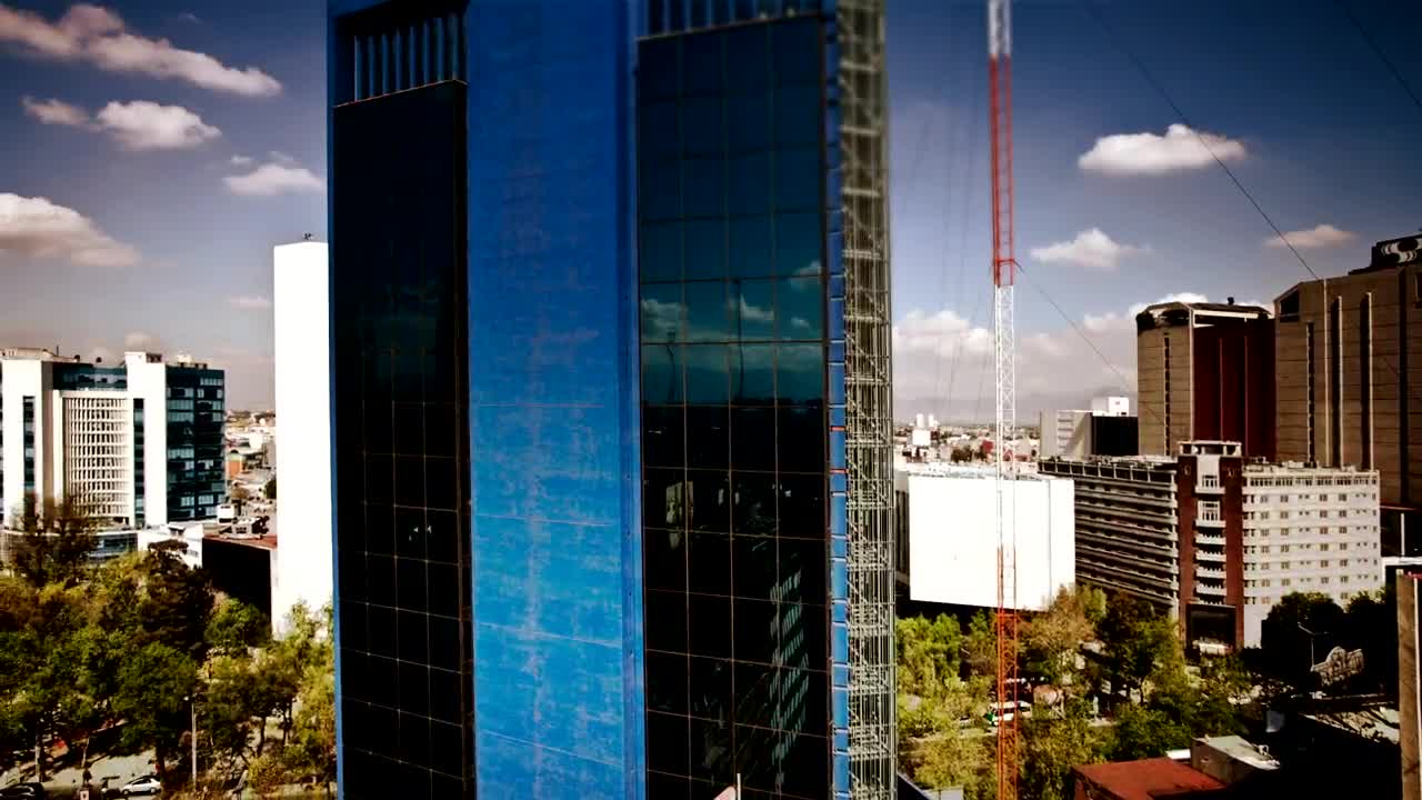 Free Video Stock the top of a mexico city building Live Wallpaper - Free Download