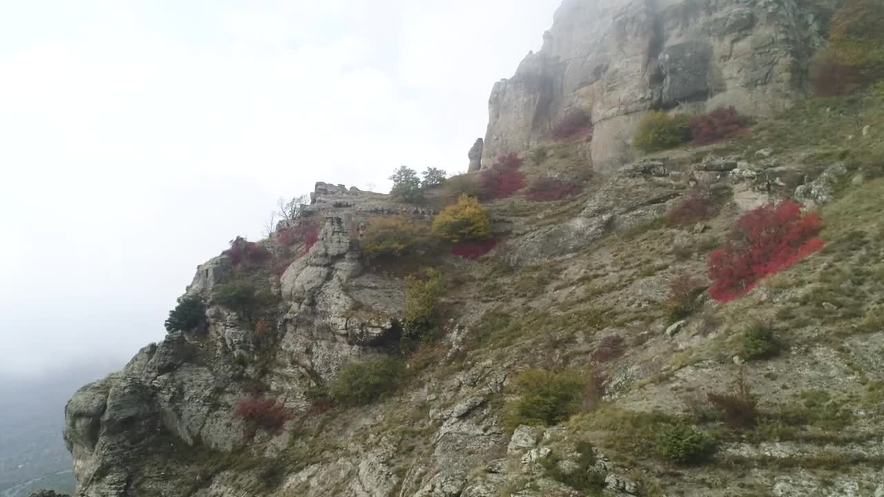 Free Video Stock Stone Cliffs Covered By Mist Live Wallpaper - Free Download