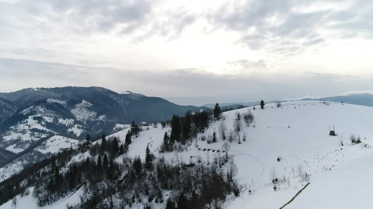 Free Stock Video Winter Environment At A Mountain Range Landscape Live Wallpaper - Free Download