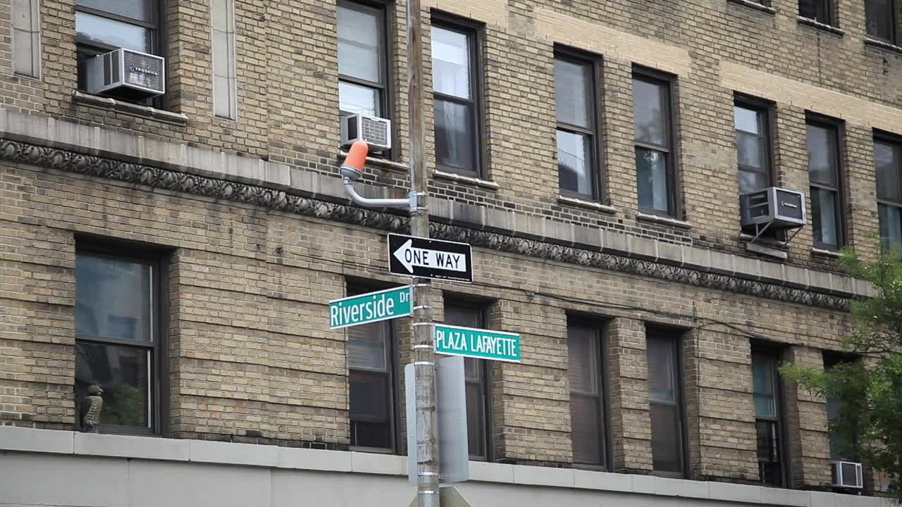 Free Video Stock Street Signs By A Building Live Wallpaper - Free Download
