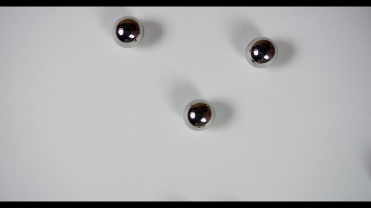 Free Video Stock Steel Pellets Rolling On White Surface Live Wallpaper - Free Download