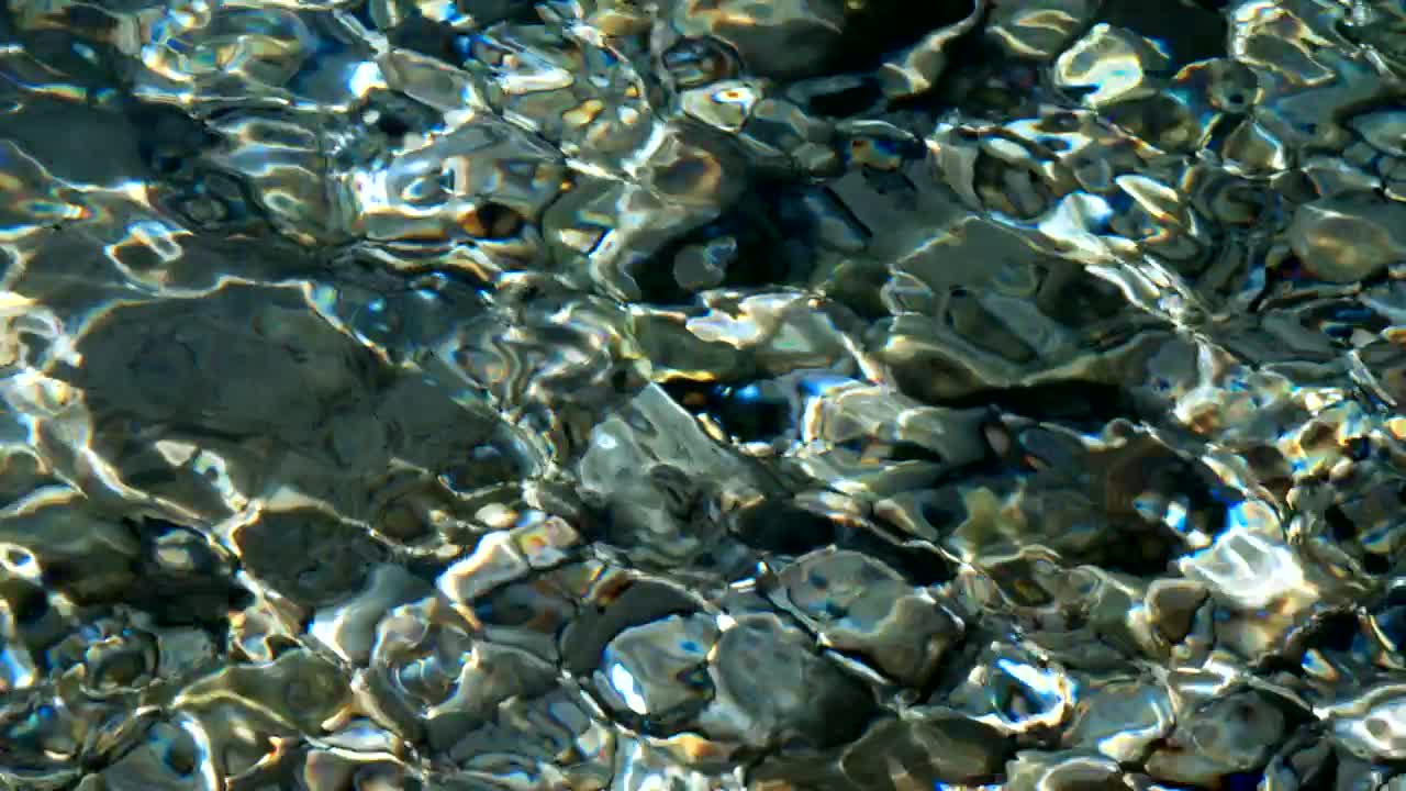 Stock Video Crystal Clear Water With Rocky Bottom Live Wallpaper For PC - Free Download