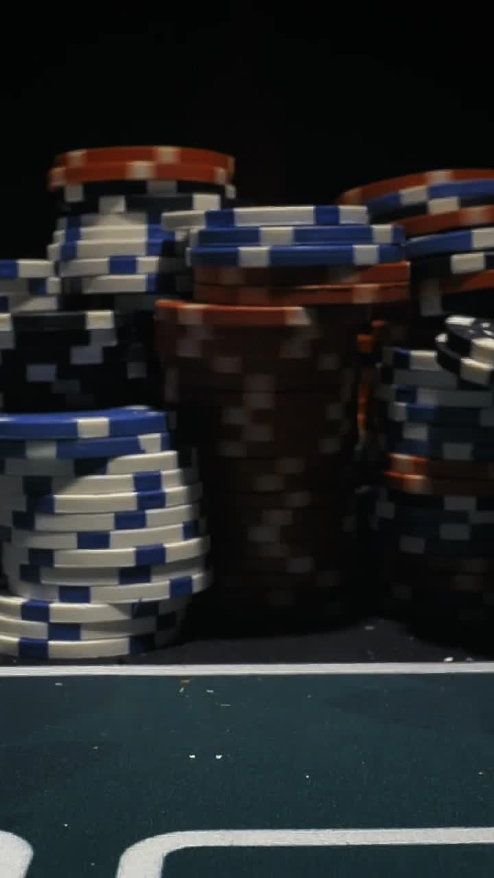 Free Video Stock taking down a tower of poker chips Live Wallpaper - Free Download