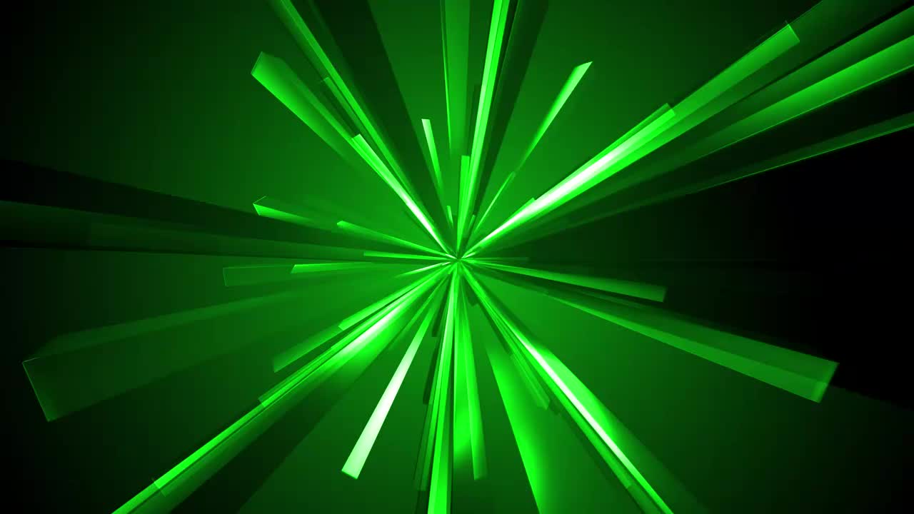 Stock Video Green Rectangular Prisms Rotating Together Live Wallpaper For PC - Free Download