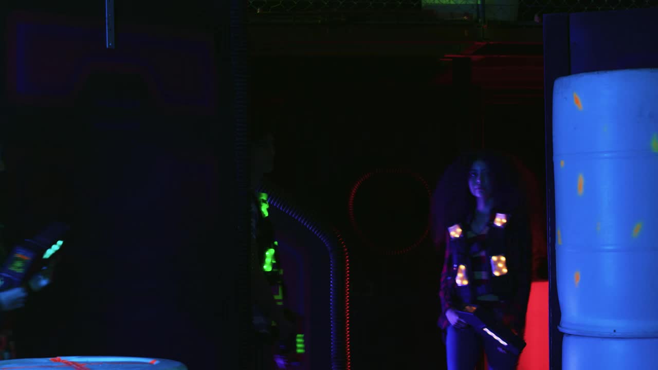 Video Stock Portrait Of Laser Tag Players Live Wallpaper Free - Free Download