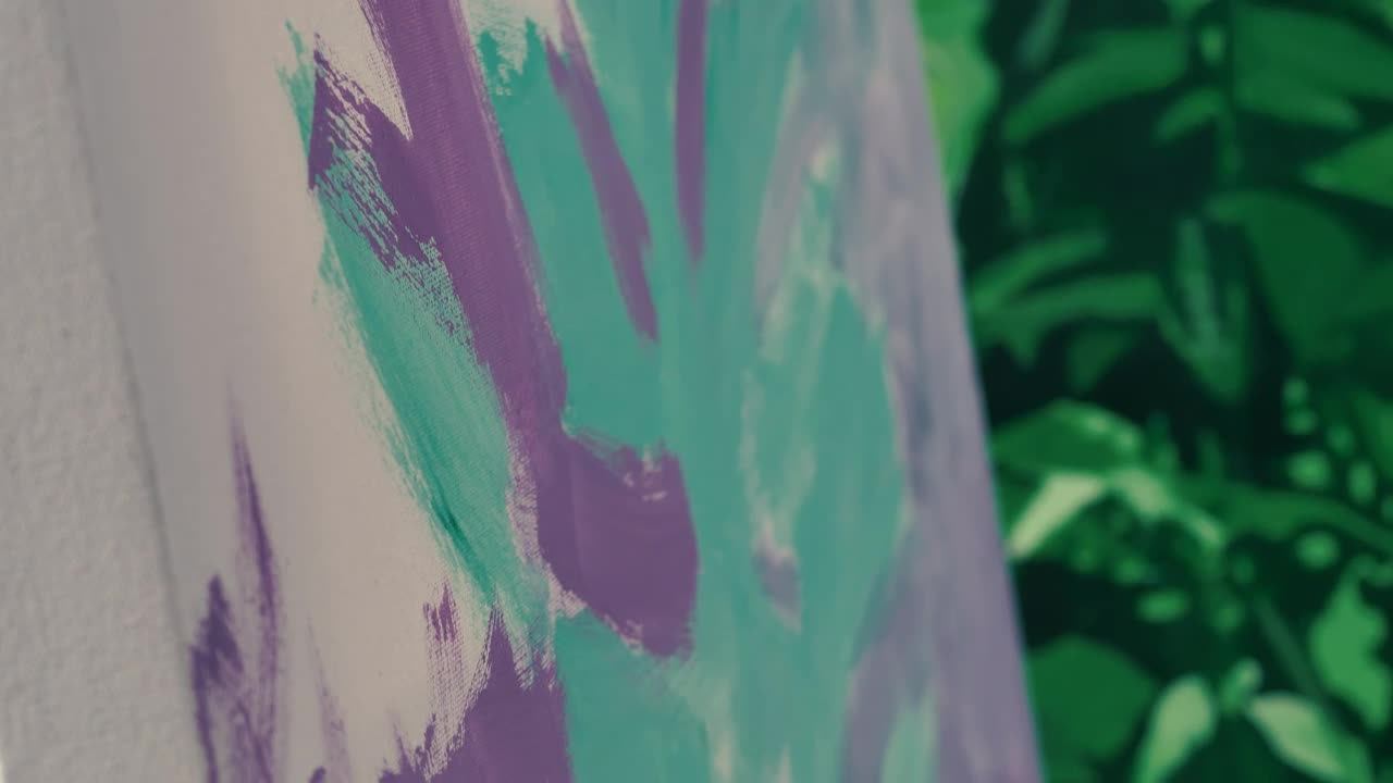 Video Stock Plastic Artist Painting A Picture Live Wallpaper Free - Free Download