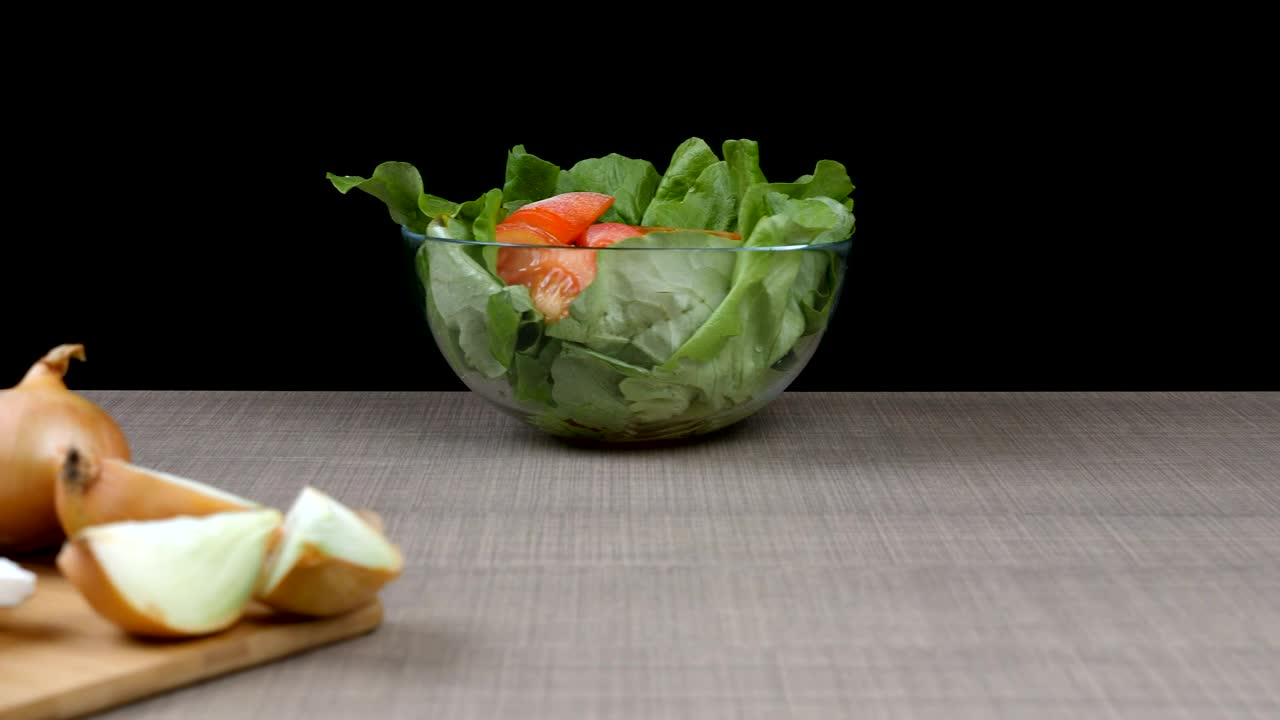 Stock Video Green Salad With Feta Cheese Live Wallpaper For PC - Free Download