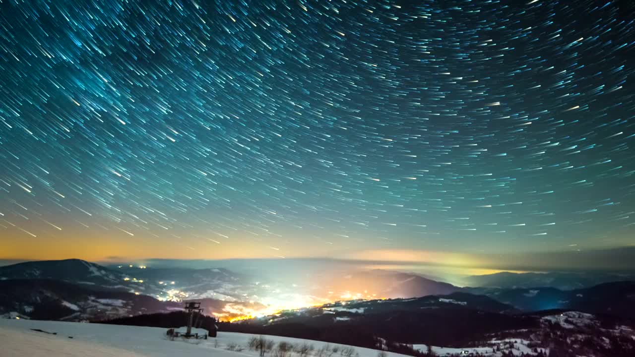 Stock Video Meteors In Milky Way Seen From Carpathian Mountain Animated Wallpaper - Free Download