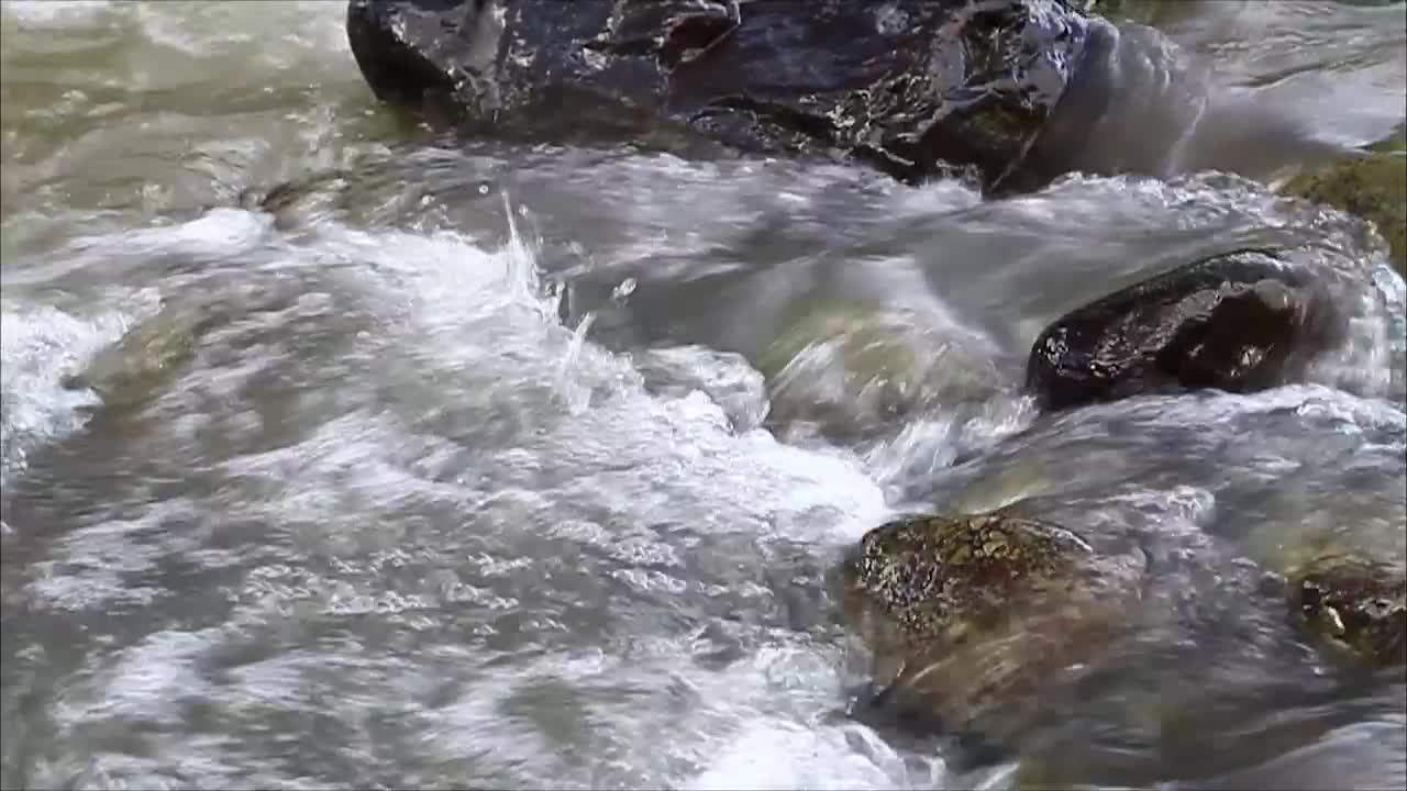 Free Stock Video Rocks In A Fast Running Stream Live Wallpaper - Free Download