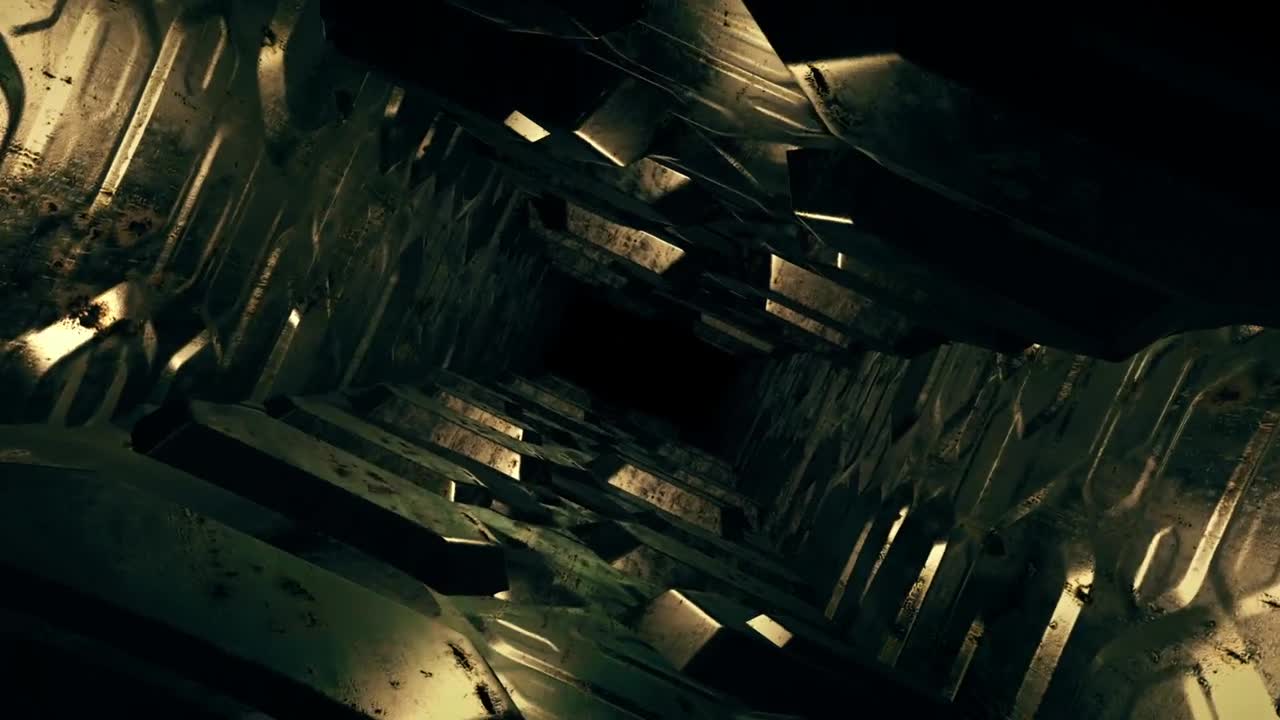 Stock Video Corridor With Rotating Metal Walls Live Wallpaper For PC - Free Download