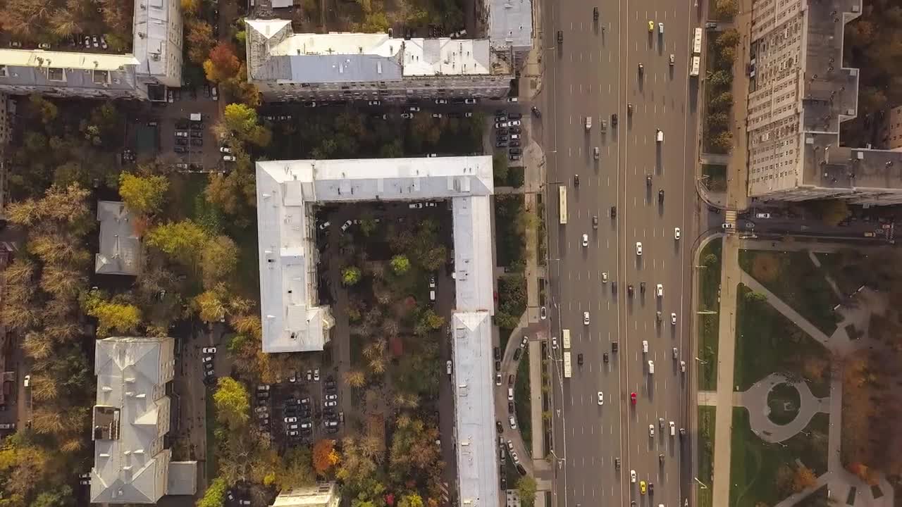 Stock Footage Wide Roads Through A City Live Wallpaper - Free Download