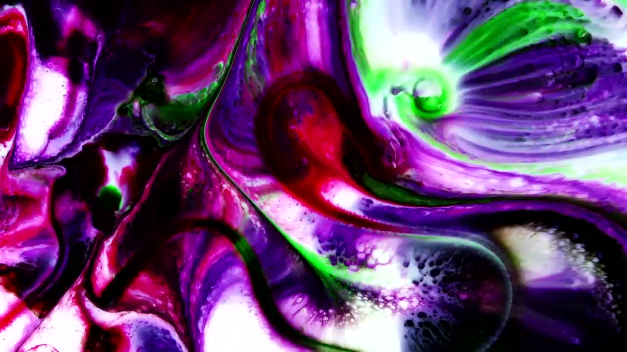 Stock Video Colorful Video Of Ink Expanding Into Liquid Live Wallpaper For PC - Free Download