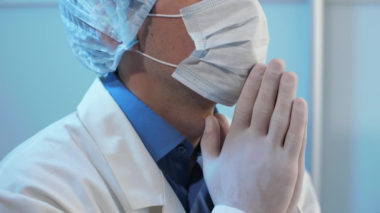 Stock Video Doctor Asking Heaven For Help Live Wallpaper For PC - Free Download