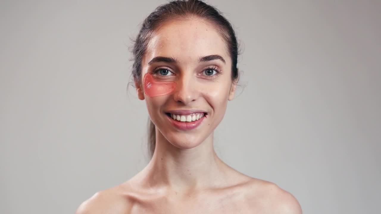 Stock Video Model Putting On Pads For Facial Skin Car Animated Wallpaper - Free Download