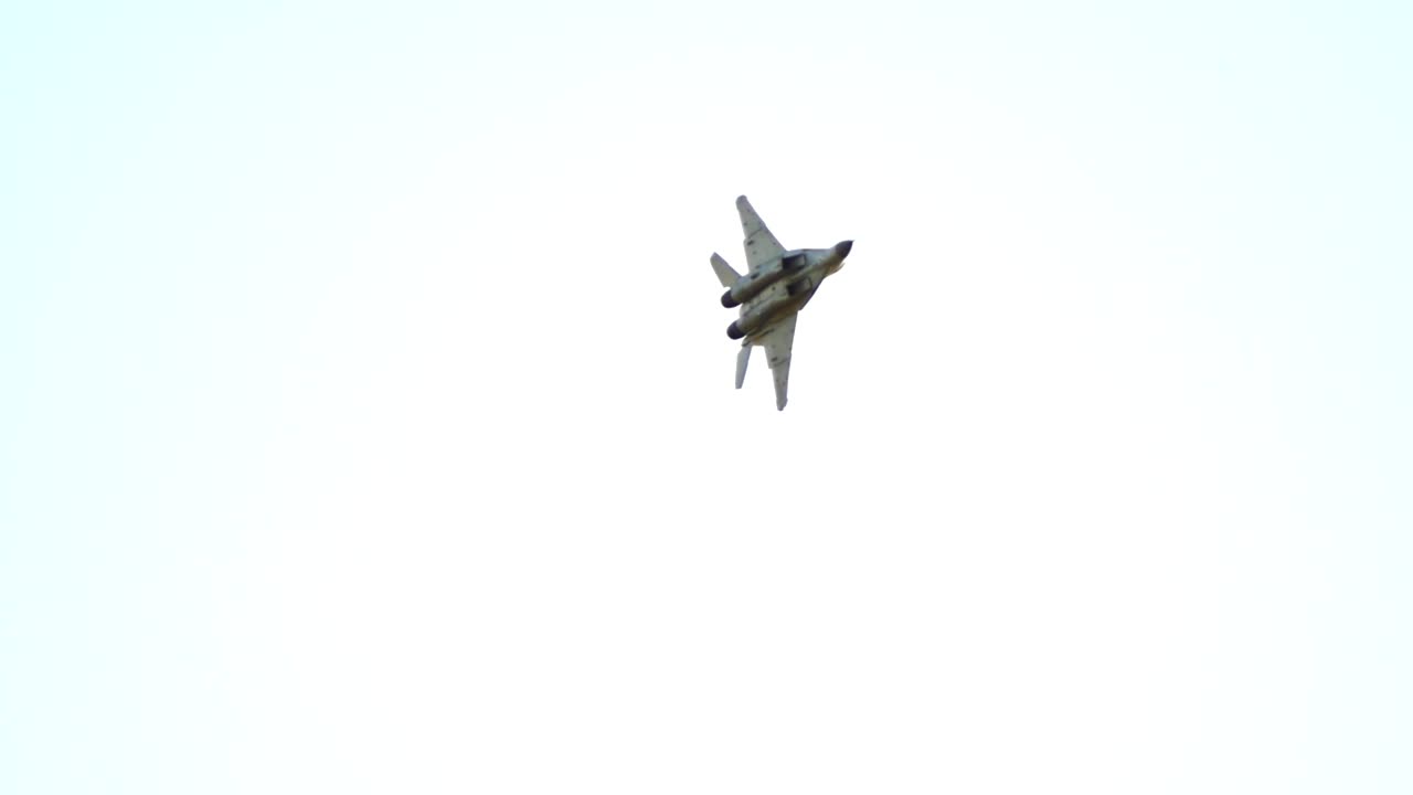 Stock Video Jet Spinning While Flying In The Sky Animated Wallpaper - Free Download