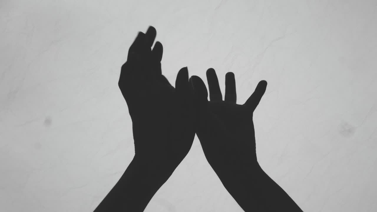 Free Stock Video Silhouette Of A Womans Hands Moving Them Gently Live Wallpaper - Free Download