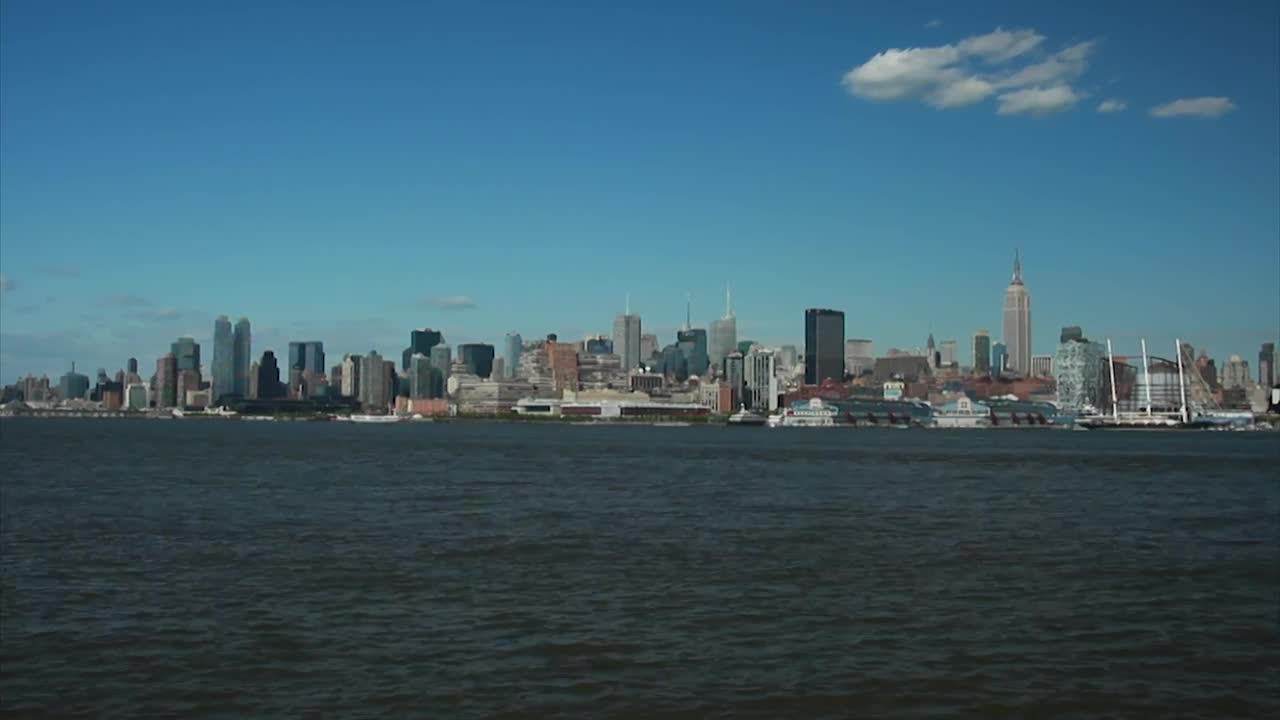 Free Stock Video Ripples Across The Ocean Between New York Live Wallpaper - Free Download