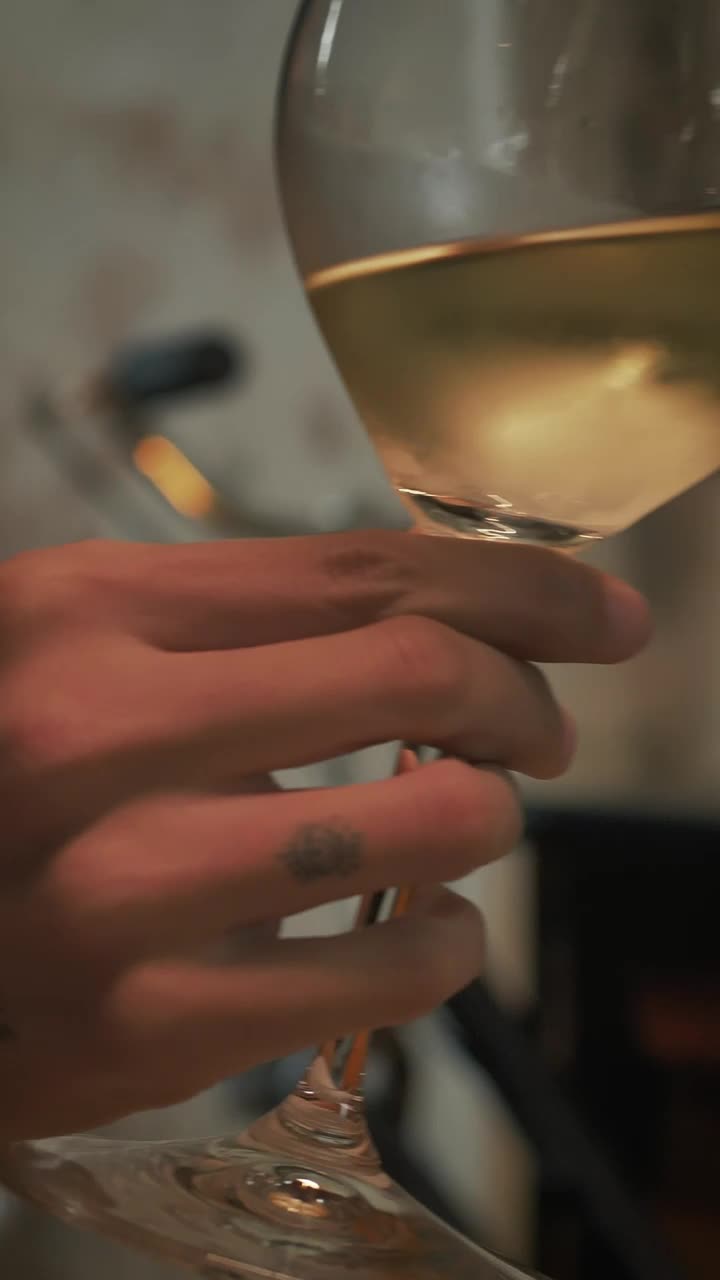 Free Stock Video Young Woman Drinking Champagne From A Glass Live Wallpaper - Free Download