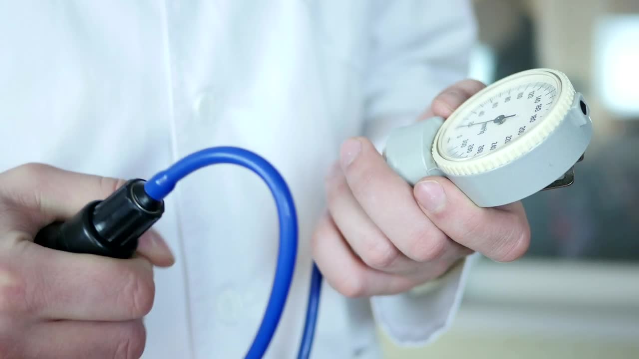 Stock Video Doctor Measuring The Pressure Live Wallpaper For PC - Free Download