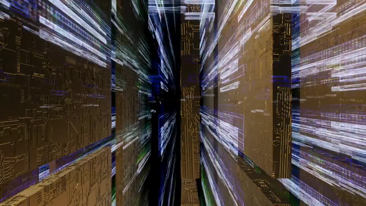 Stock Footage Virtual World Of Technical Information Live Wallpaper - Free Download