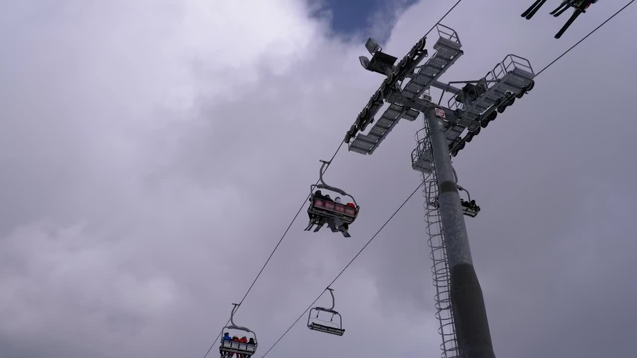 Free Stock Video Zooming In At Ski Lift Tower Live Wallpaper - Free Download
