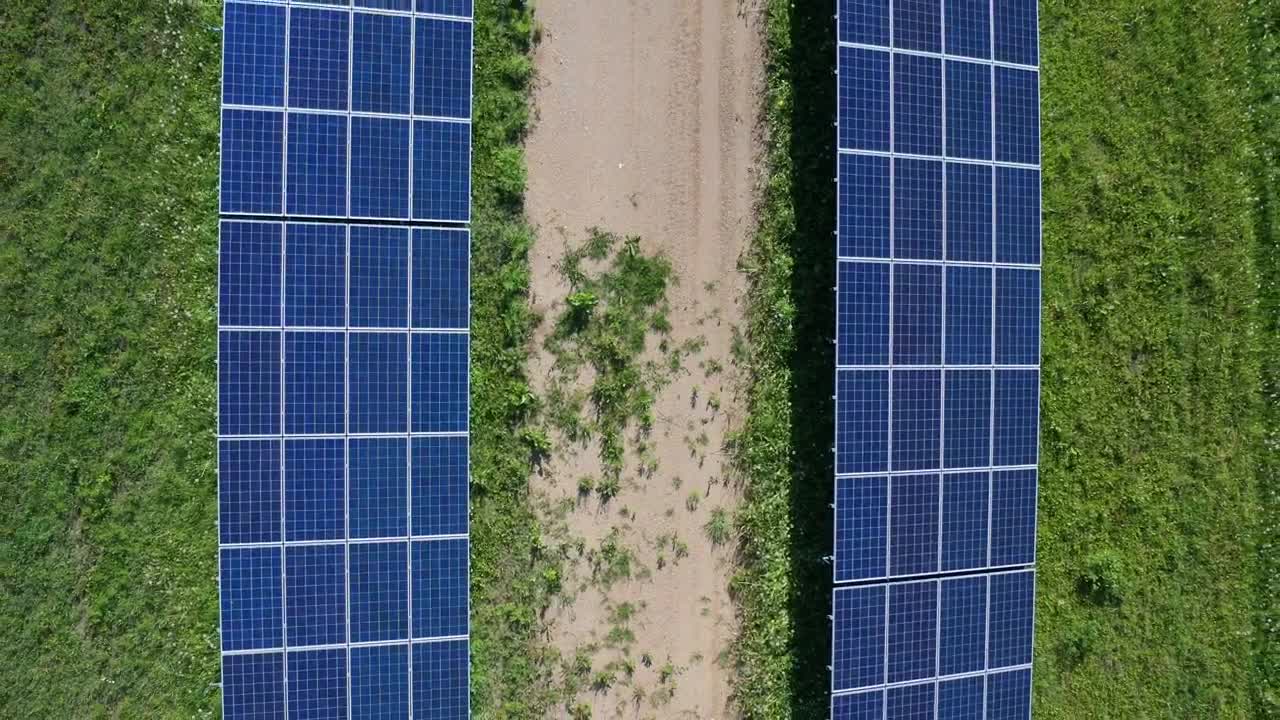 Free Video Stock Solar Panels In A Field Live Wallpaper - Free Download