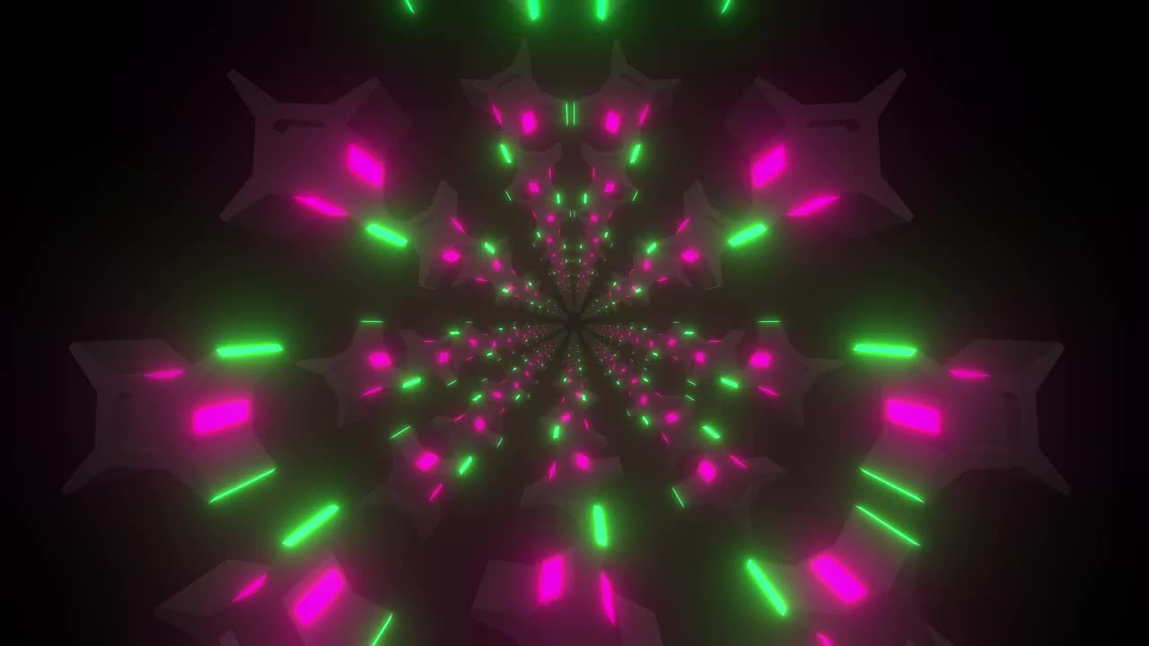 Stock Video Crossing A Tunnel With Rotating Parts Live Wallpaper For PC - Free Download