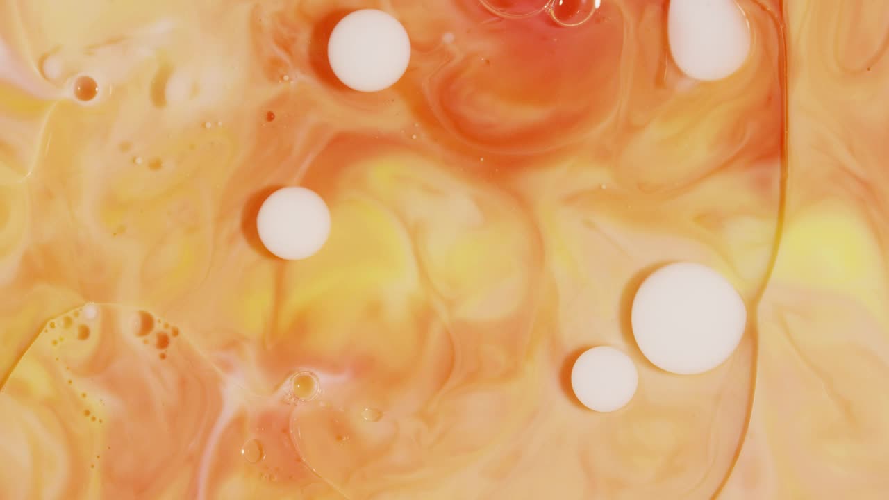 Stock Video Orange Fluid Making Abstract Forms Live Wallpaper - Free Download